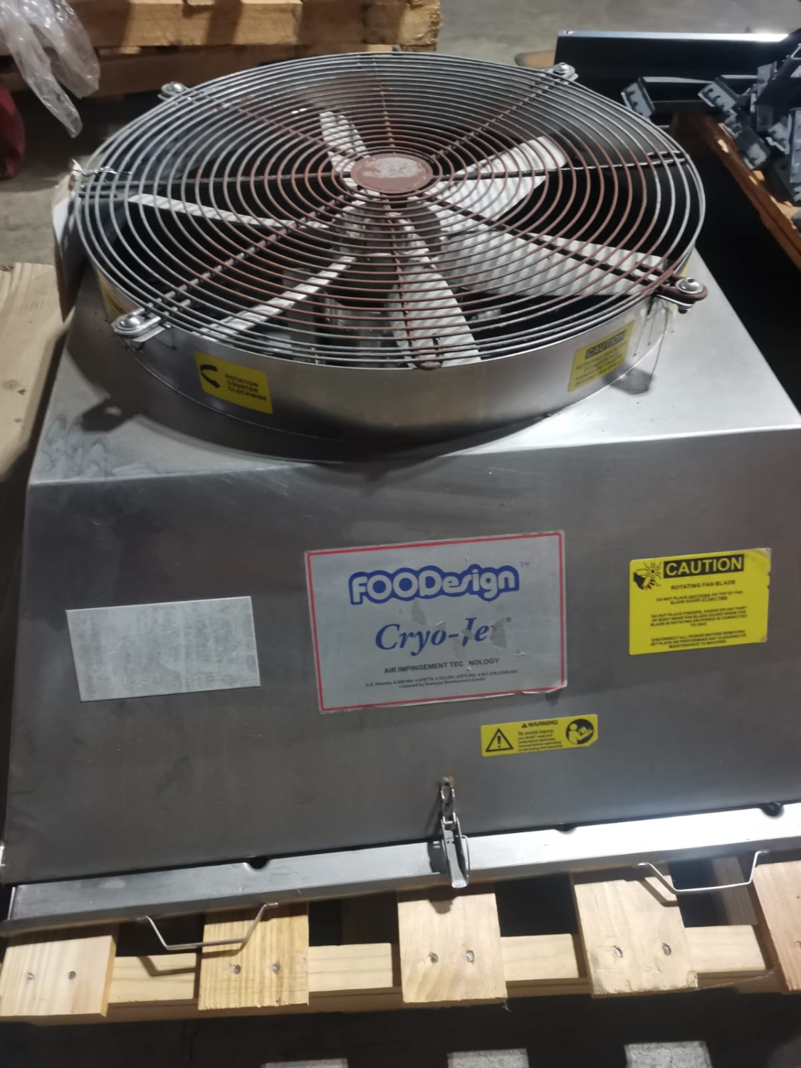 CRYOJET FOOD DESIGN Air Impingement Fan Bakery Equipment & Controls